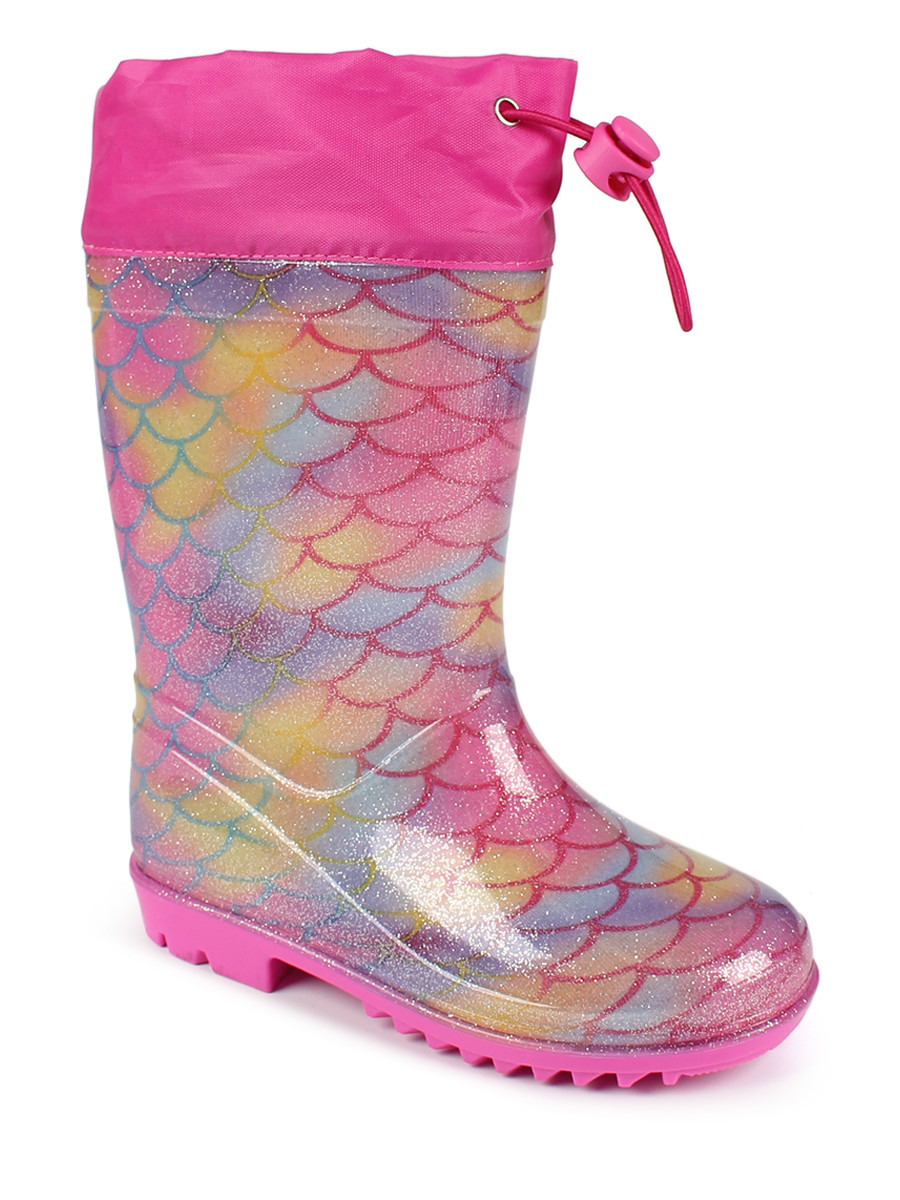 AL 17752 Фук 28-1,29-1,30-1,31-1,32-1,33-1 Antilopa Сапоги Повсед Веллингтон ПВХ, Текстиль В/О жен