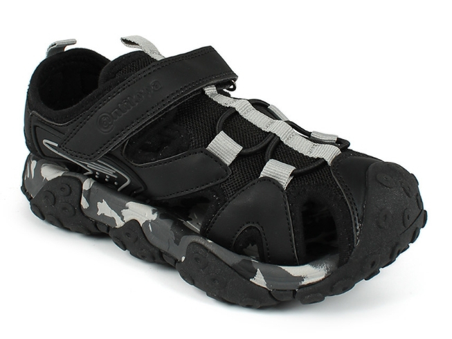 AL 17773 Чёр 32-1,33-1,34-1,35-1,36-1,37-1 Antilopa Туфли Актив.отдых Сандалеты Текстиль, Текстиль Лето Муж