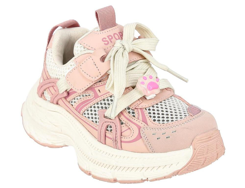 DOF_1138-16_pink 26-1,27-1,28-1,29-1,30-1,31-1,32-1,33-1 Kenka П/ботинки Актив.отдых Кроссовки Иск.мат, Без подклада, ЭВА Лето жен