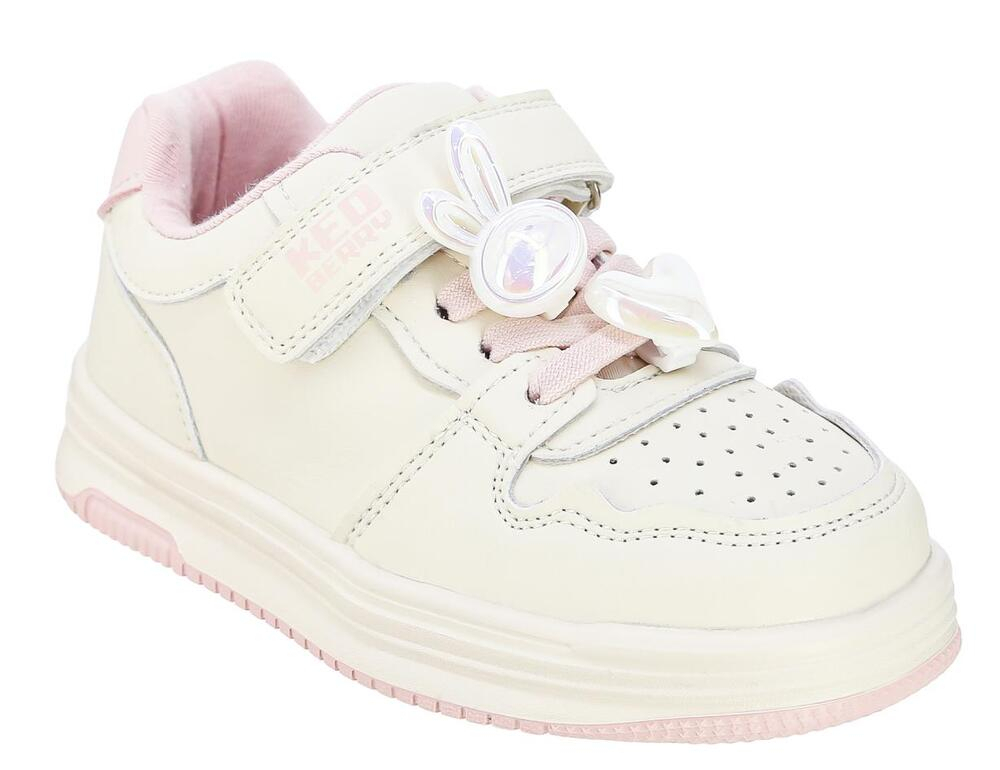 DQS_1127-02_beige-pink 26-1,27-1,28-1,29-1,30-1,31-1 Kenka П/ботинки Актив.отдых Кроссовки Иск.мат, Текстиль, ЭВА В/О жен