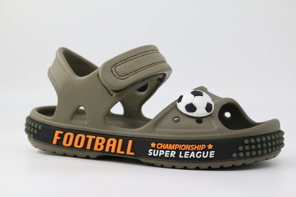 82267-1 Олив 26-2,27-2,29-2,30-2,32-2 Kapika Туфли Пляж Сандалии ЭВА, Без подклада, ЭВА Лето Муж