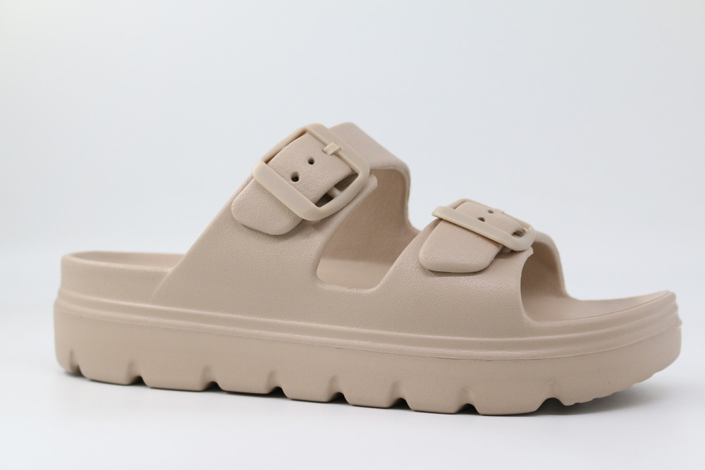 83231-3 Беж 33-2,34-2,35-2,37-2,38-2,39-2 Kapika Туфли Пляж Шлепанцы/Пантолеты ЭВА, Без подклада, ЭВА Лето жен