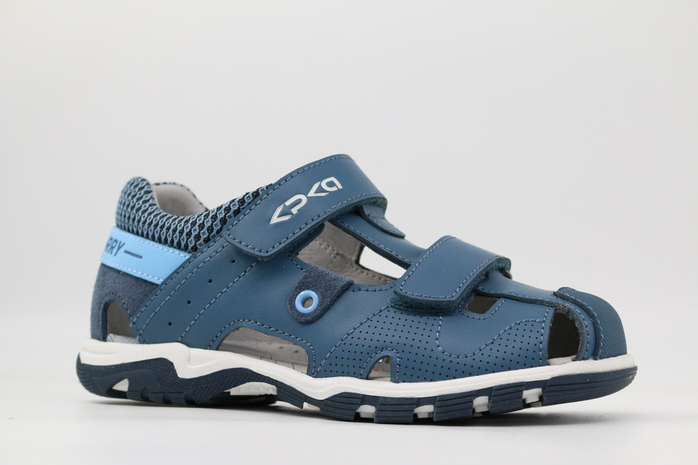 321036-1 Син 26-1,27-1,28-1,29-1,30-1 Kapika П/ботинки Повсед Сандалеты Нат.кожа, Кожподклад, ТЭП (термоэластопласт) Лето Муж