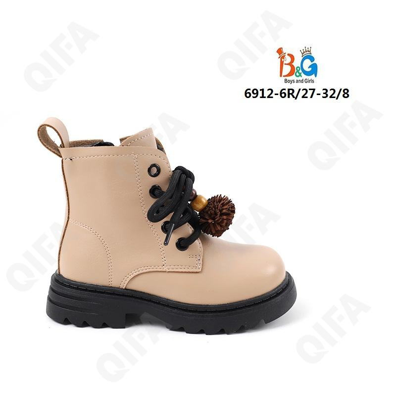 RC51_6912-6R хаки 27-1,28-1,29-2,30-2,31-1,32-1 Boys and Girls Ботинки Повсед Дерби Иск.мат, Байка/Флис, ТПР (TPR-Термопластичная резина) В/О жен