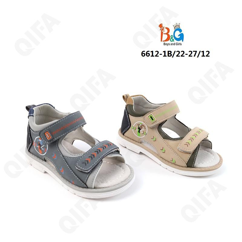 RC51_6612-1B Микс 22-2,23-2,24-2,25-2,26-2,27-2 Boys and Girls Туфли Повсед Сандалеты Иск.мат, Иск.кожа, ТПР (TPR-Термопластичная резина) Лето Муж