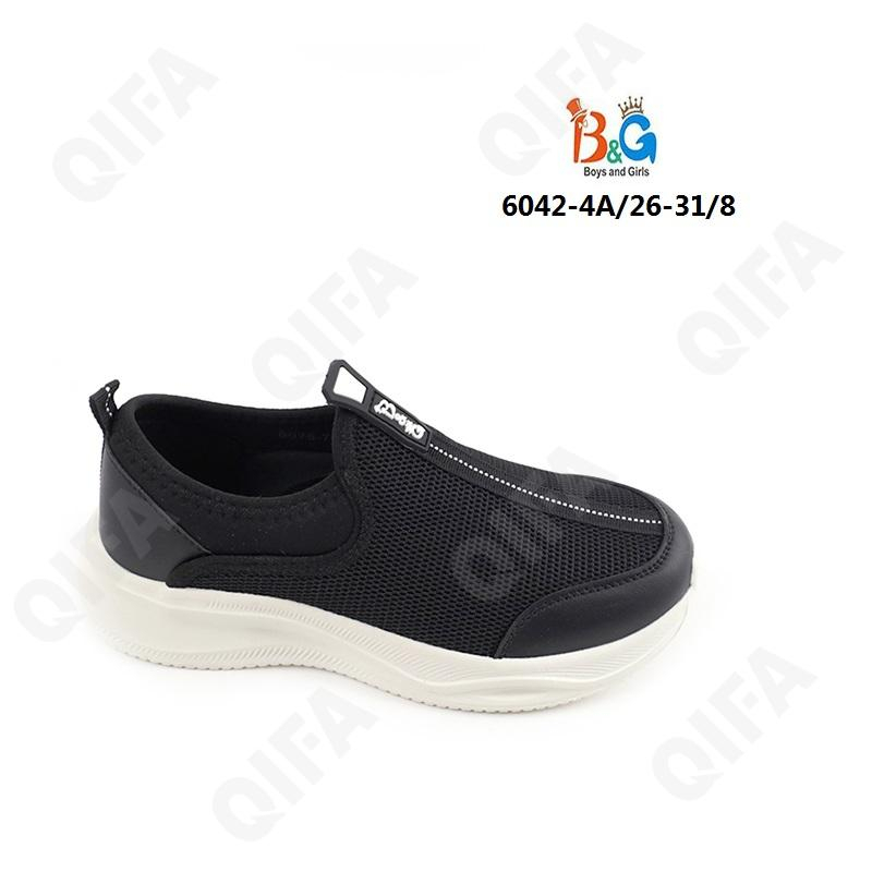 RC51_6042-4A Чёр 26-1,27-1,28-2,29-2,30-1,31-1 Boys and Girls П/ботинки Актив.отдых Слипоны Текстиль, Текстиль, ЭВА (EVA-Этиленвинилацетат) Лето Муж