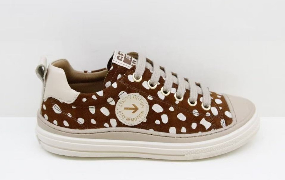 231212т-8 коричневый-бежевый 32-1,33-1,34-1,35-1,36-1 Kapika П/ботинки Повсед Полукеды Нат.кожа, Кожподклад, ТЭП (термоэластопласт) В/О жен