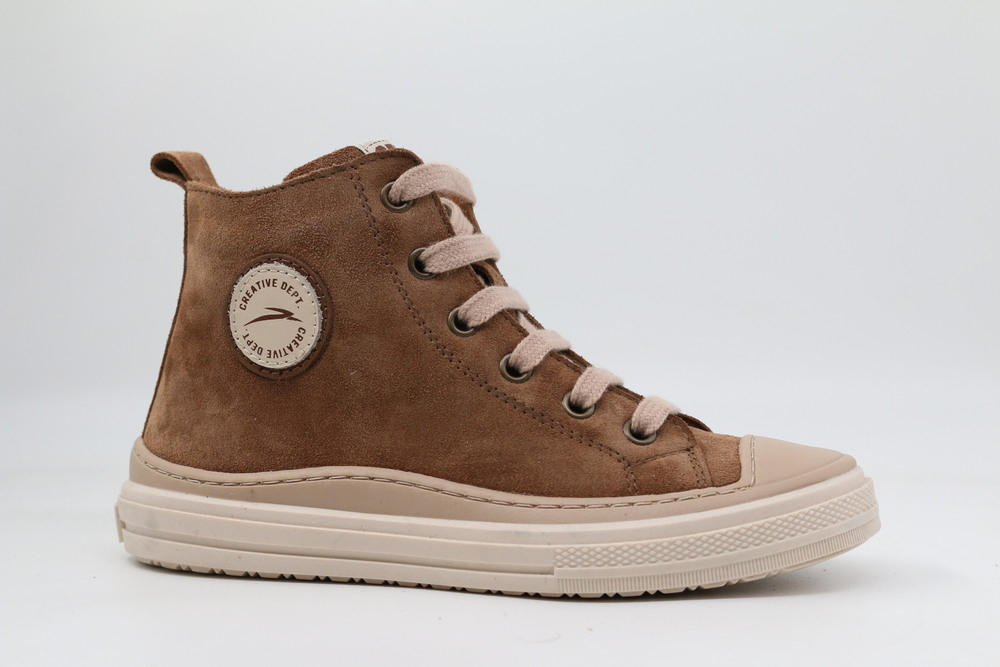 53721ут-3 Светло-коричневый 32-1,33-1,34-1,35-1,36-1 Kapika Ботинки Повсед Кеды Нат.кожа, Байка/Флис, ТЭП (термоэластопласт) В/О жен