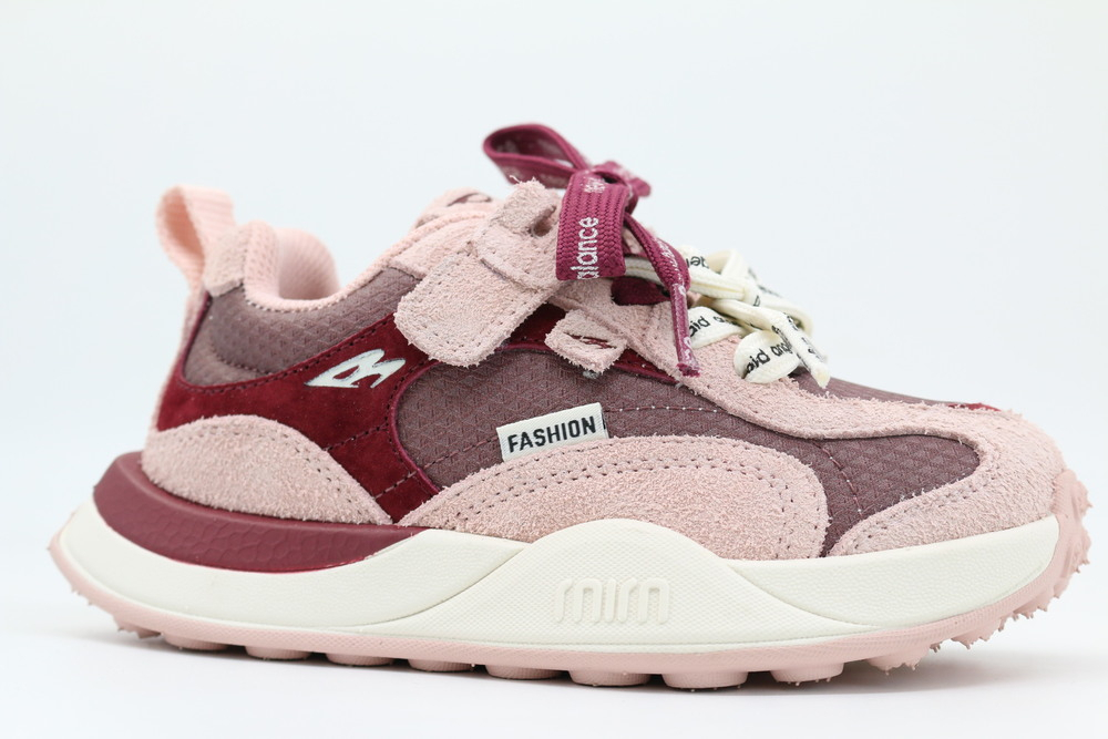 731237-1 розовый-бордовый 31-1,32-1,33-1,34-1,35-1 Kapika П/ботинки Актив.отдых Кроссовки Иск.мат, Текстиль, ЭВА/ТЭП В/О жен