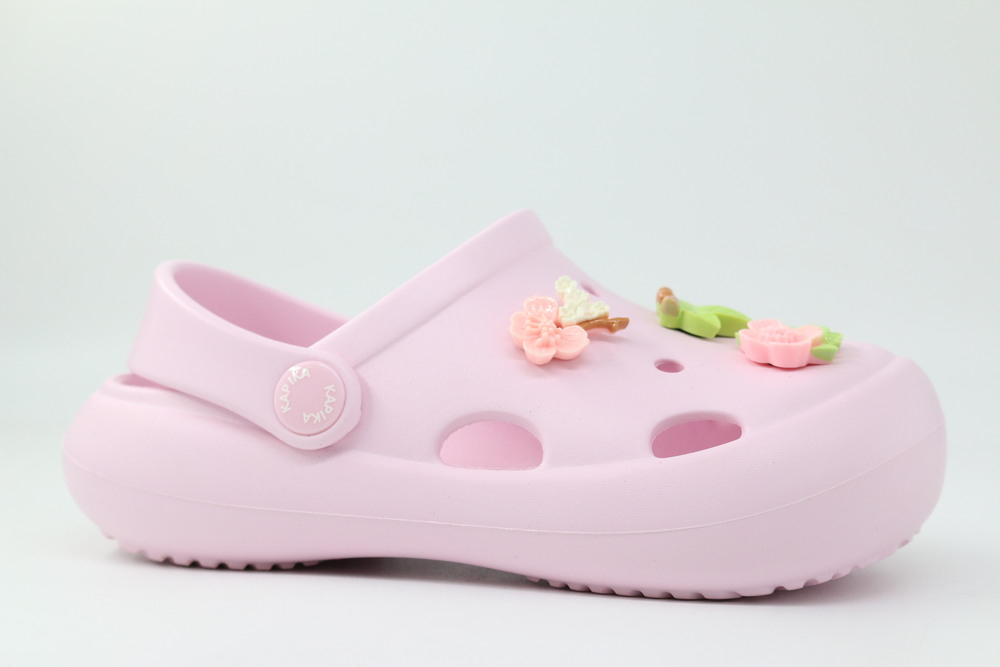 82266-2 Роз 26-2,27-2,29-2,30-2,32-2 Kapika Туфли Пляж Кроксы ЭВА, Без подклада, ЭВА Лето жен