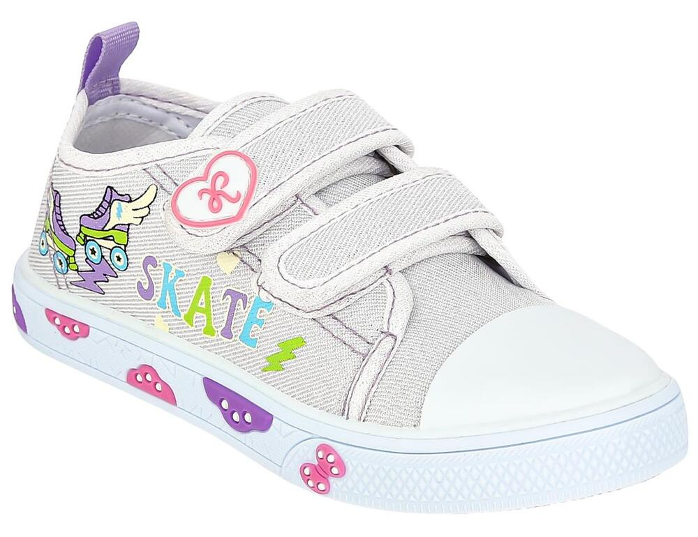 FLC_6511-1_white 26-1,27-1,28-1,29-1,30-1,31-1,32-1,33-1 Kedberry П/ботинки Актив.отдых Полукеды Текстиль, Текстиль, ПВХ Лето жен