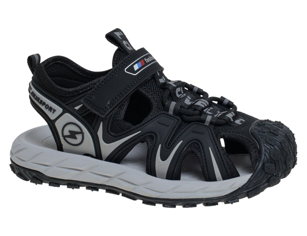 R012911720BK Чёр Сказка Туфли Актив.отдых Сандалеты Текстиль, Текстиль Лето Муж