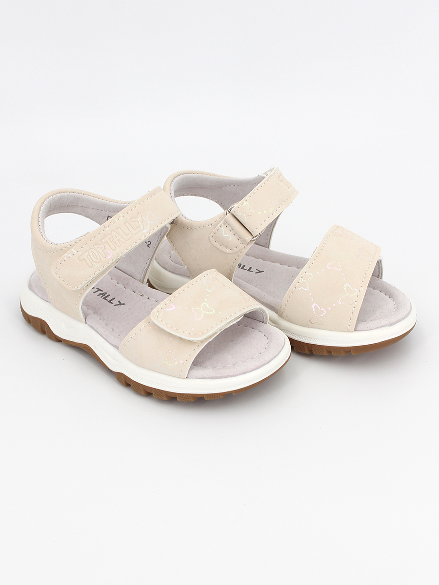 DYE-26-101-2 Беж 22-2,23-2,24-2,25-2,26-2,27-2 Top Tally Туфли Повсед Сандалии Иск.мат, Кожподклад, ТПР Лето жен