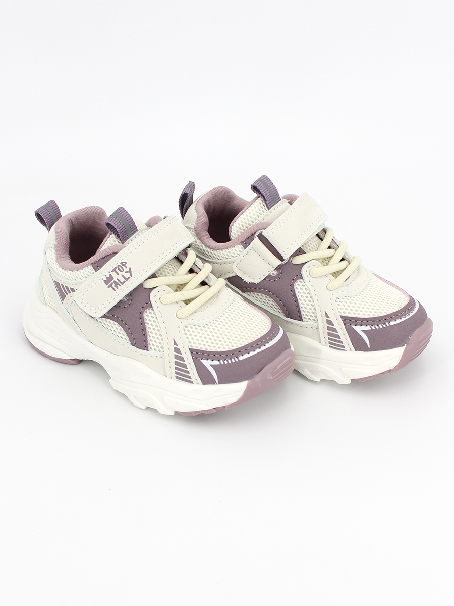 JZL-26-075 бежевый/розовый 22-2,23-2,24-2,25-2,26-2 Top Tally П/ботинки Актив.отдых Кроссовки Иск.мат, Текстиль, ТПР В/О жен