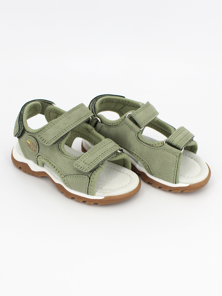 RF-26-012 шалфей 22-2,23-2,24-2,25-2,26-2,27-2 Top Tally Туфли Повсед Сандалии Иск.мат, Текстиль, ТПР Лето Муж