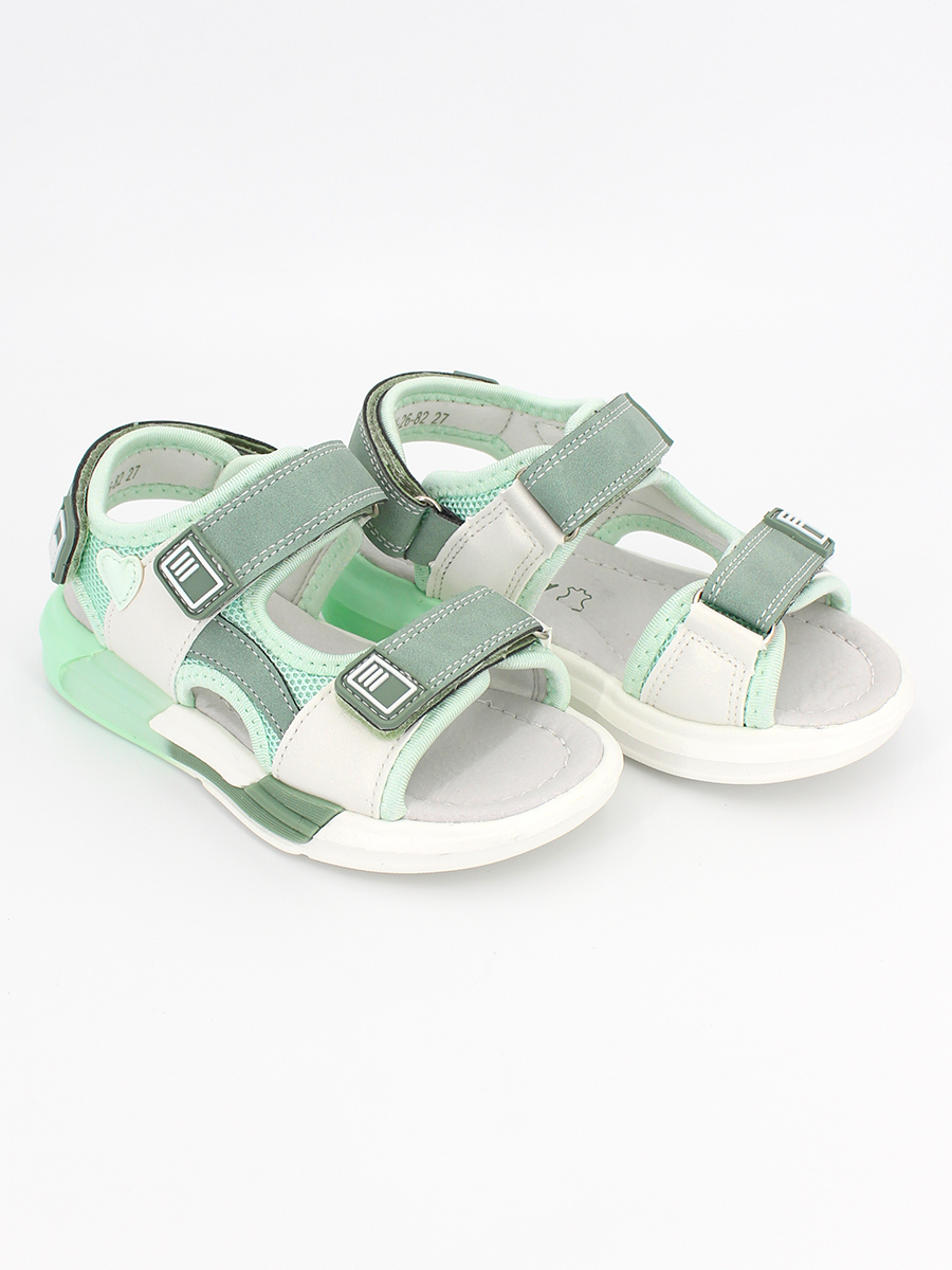 SW-26-82 Зел 27-2,28-2,29-2,30-2,31-2,32-2 Top Tally Туфли Актив.отдых Сандалии Иск.мат, Кожподклад, ЭВА+Резина Лето Муж