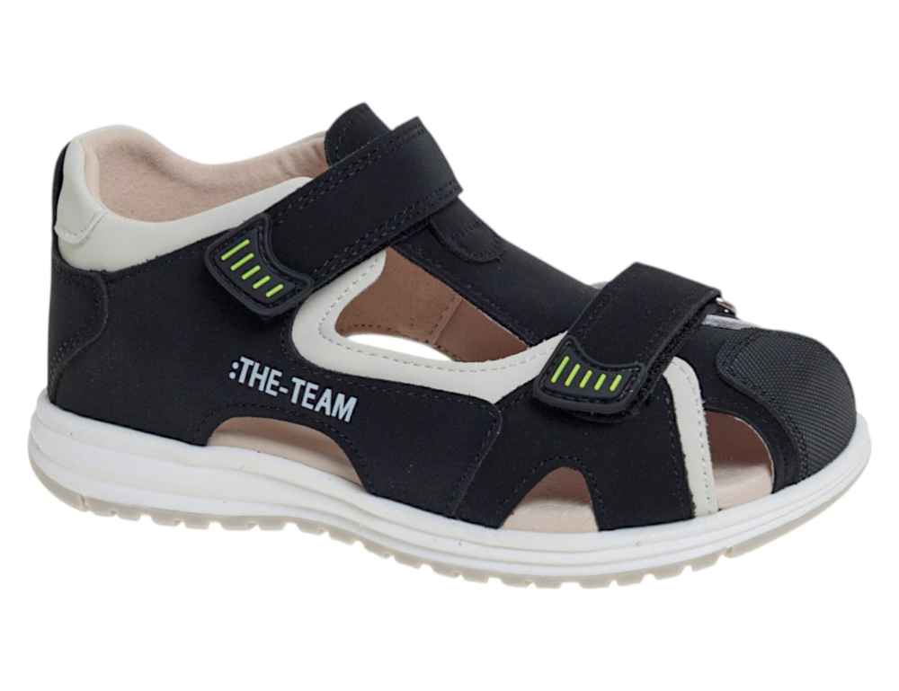 R511311027BK Чёр 27-2,28-2,29-2,30-2,31-2 Сказка П/ботинки Повсед Сандалеты Иск.мат, Иск.кожа Лето Муж