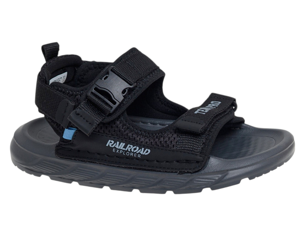 R556711567BK Чёр 33-2,34-2,35-2,36-2,37-2 Сказка Туфли Актив.отдых Сандалии Текстиль, Текстиль Лето Муж