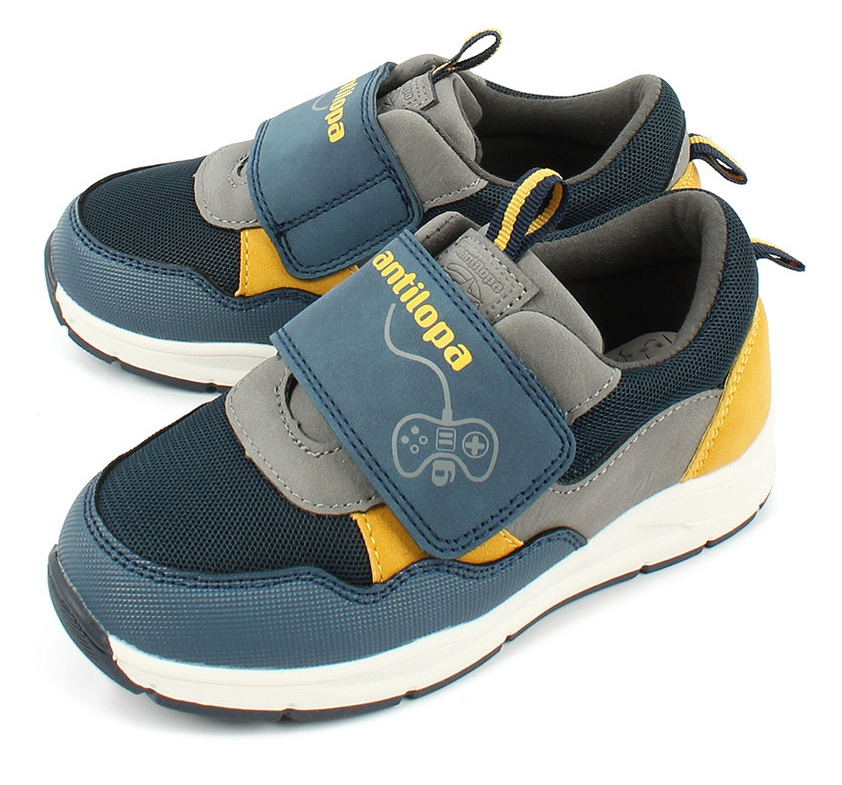 AL 13901 Син 24-1,25-1,26-1,27-1,28-1,29-1 Antilopa П/ботинки Актив.отдых Кроссовки Иск.мат, Текстиль, полим.мат В/О Муж