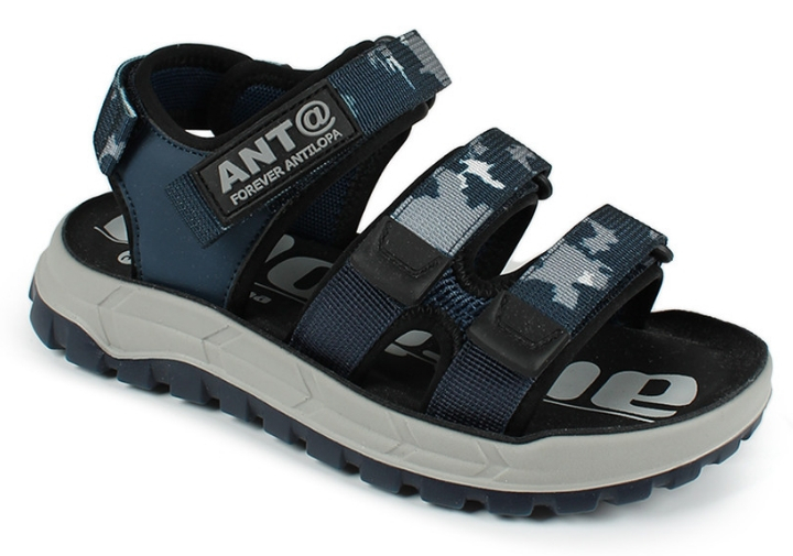 AL 17487 Син 34-1,35-1,36-1,37-1,38-1,39-1 Antilopa Туфли Актив.отдых Сандалии Иск.мат, Текстиль Лето Муж