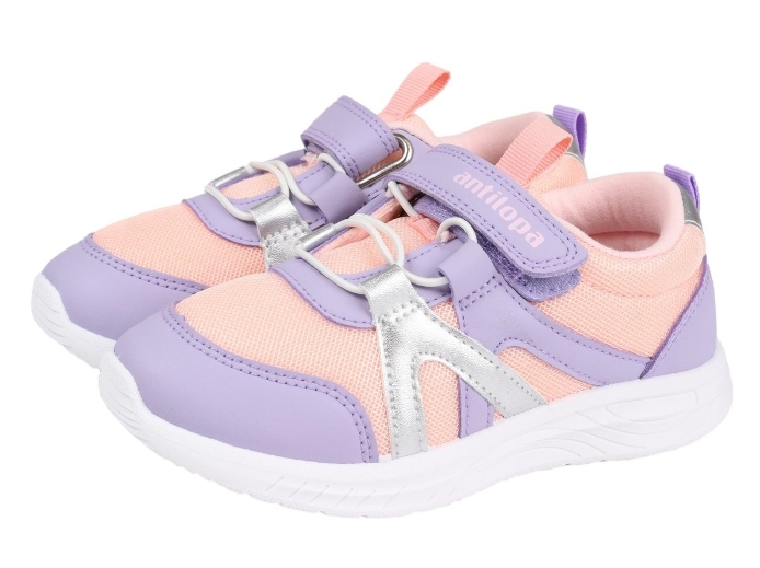 AL 17574 Фиол 24-1,25-1,26-1,27-1,28-1,29-1 Antilopa П/ботинки Актив.отдых Кроссовки Текстиль, Текстиль В/О жен