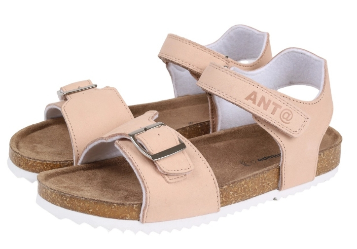 AL 17809 Беж 33-1,34-1,35-1,36-1,37-1,38-1 Antilopa Туфли Повсед Сандалии Нат.кожа, Кожподклад Лето жен