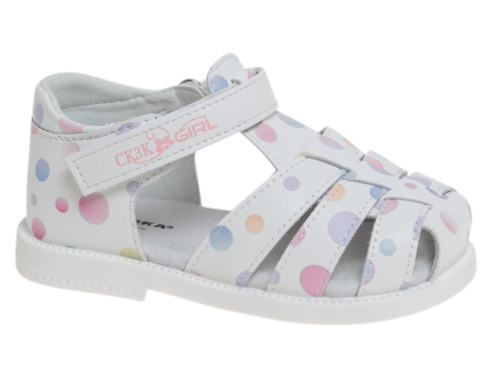 R822210158W Бел 22-2,23-2,24-2,25-2,26-2 Сказка П/ботинки Повсед Сандалеты Иск.мат, Иск.кожа Лето жен