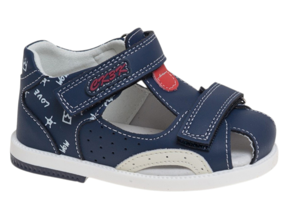 R822210155DB Т.син 22-2,23-2,24-2,25-2,26-2 Сказка П/ботинки Повсед Сандалеты Иск.мат, Иск.кожа Лето Муж