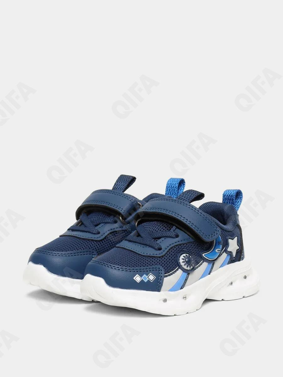 RC51_2601887_25 Син МОНО 25-10 Boys and Girls П/ботинки Актив.отдых Кроссовки Иск.мат, Текстиль, ЭВА (EVA-Этиленвинилацетат) В/О Муж