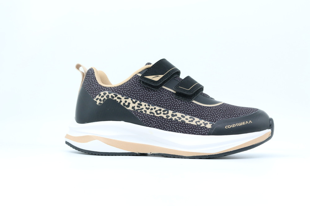 731276с-1 черный-бежевый 33-1,34-1,35-1,36-1,37-1 Kapika П/ботинки Актив.отдых Кроссовки Softshell, Текстиль, ЭВА/ТЭП В/О жен