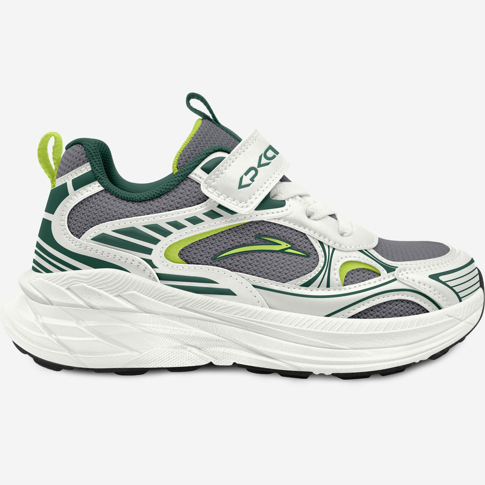 731295-3 серый-зеленый 32-1,33-1,34-1,35-1,36-1 Kapika П/ботинки Актив.отдых Кроссовки Иск.мат, Текстиль, ЭВА/ТЭП В/О Муж