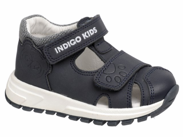 15-250C Т.син 27-2,28-2,29-2,30-2,31-2,32-2 Indigo kids П/ботинки Повсед Сандалеты Нат.кожа, Кожподклад, ТЭП Лето Муж