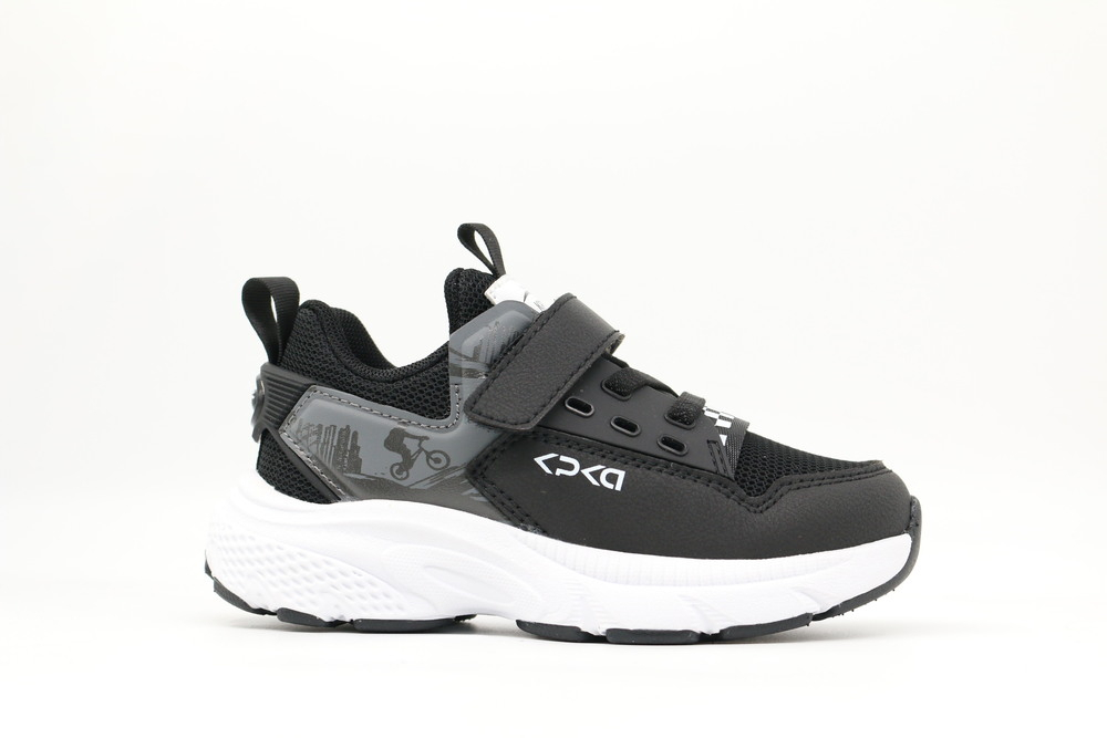 721233-1 Чёр 28-1,29-1,30-1,31-1,32-1 Kapika П/ботинки Актив.отдых Кроссовки Иск.мат, Текстиль, ЭВА/ТЭП В/О Муж