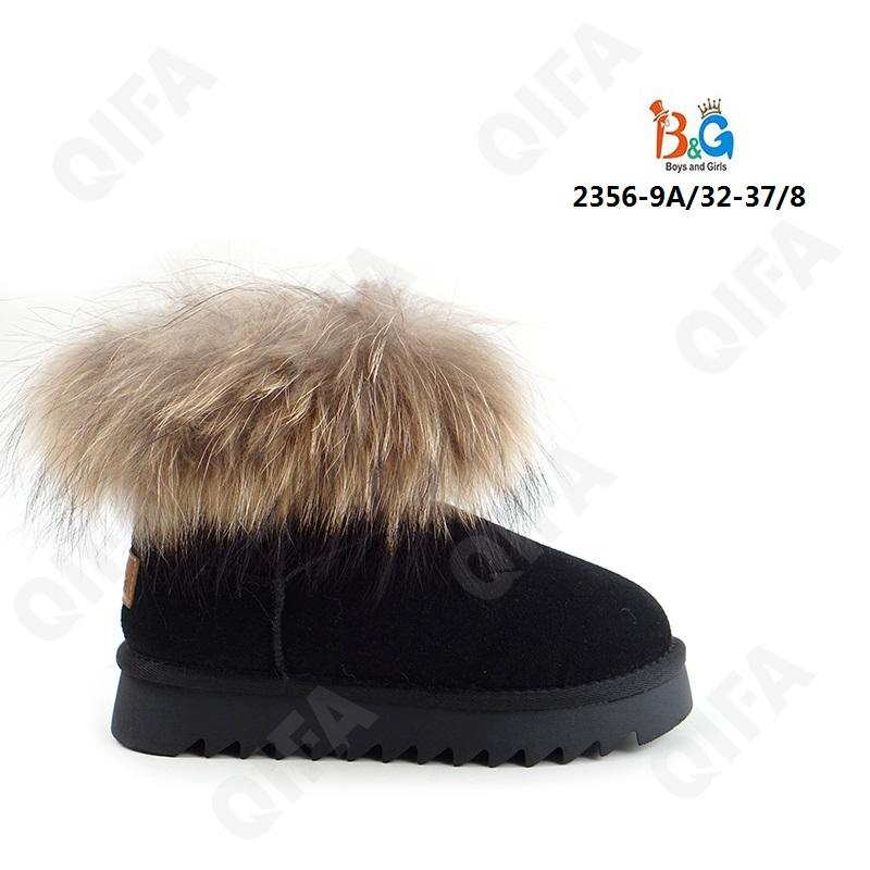RC51_2356-9 Кор 32-1,33-1,34-2,35-2,36-1,37-1 Boys and Girls П/сапоги Повсед Угги Иск.мат, Нат.шерсть, ТПР (TPR-Термопластичная резина) Зима жен
