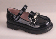 T-68131-B Чёр 26-1,27-1,28-1,29-1,30-1,31-1,32-1,33-1 Tom&Miki Туфли Школа Mary Jane Иск.мат, Кожподклад, ПУ Лето жен