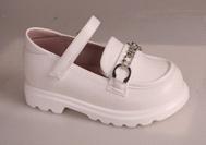 T-68131-C Бел 26-1,27-1,28-1,29-1,30-1,31-1,32-1,33-1 Tom&Miki Туфли Празд Mary Jane Иск.мат, Кожподклад, ПУ Лето жен