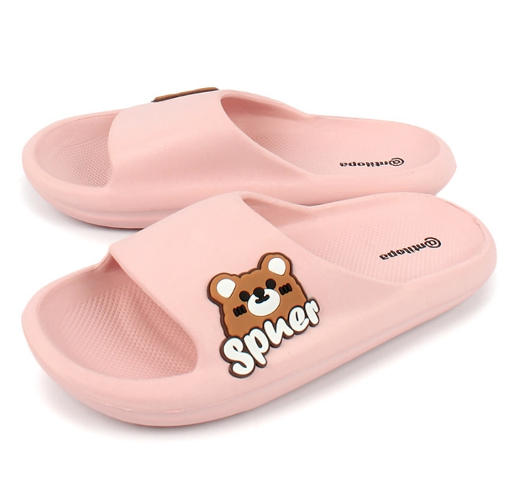 P3045807 (24) Pink Роз 30-2,31-2,32-2,33-2,34-2,35-2 Antilopa Туфли Пляж Шлепанцы/Пантолеты ЭВА, Без подклада Лето жен