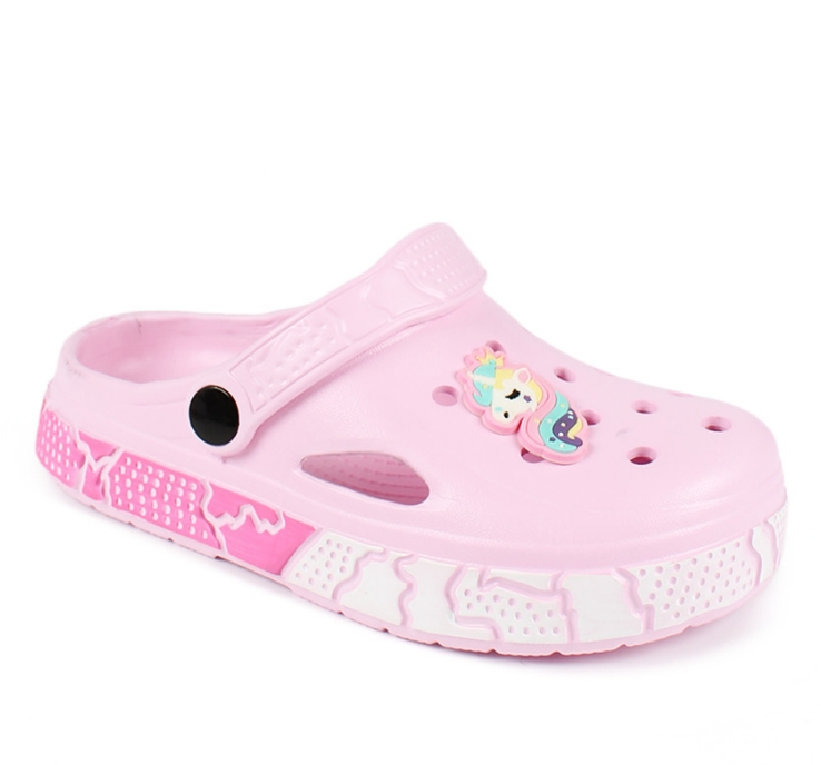 QL1356K Pink Роз 30-2,31-2,32-2,33-2,34-2,35-2 Antilopa Туфли Пляж Кроксы ЭВА, Без подклада Лето жен