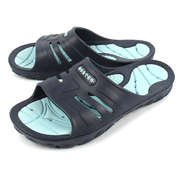 QL1952M (24) Navy Син 40-1,41-2,42-3,43-3,44-2,45-1 Antilopa Туфли Пляж Шлепанцы/Пантолеты ЭВА, Без подклада Лето Муж