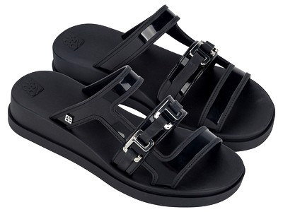 18828-AT594 Чёр 35/36-1,37-1,38-2,39-3,40-3,41/42-2 Zaxy Туфли Пляж Шлепанцы/Пантолеты ПВХ, Без подклада, ПВХ Лето жен