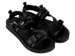 18821-AR947 Чёр 35/36-1,37-1,38-2,39-3,40-3,41/42-2 Zaxy Туфли Пляж Сандалии ПВХ, Без подклада, ПВХ Лето жен