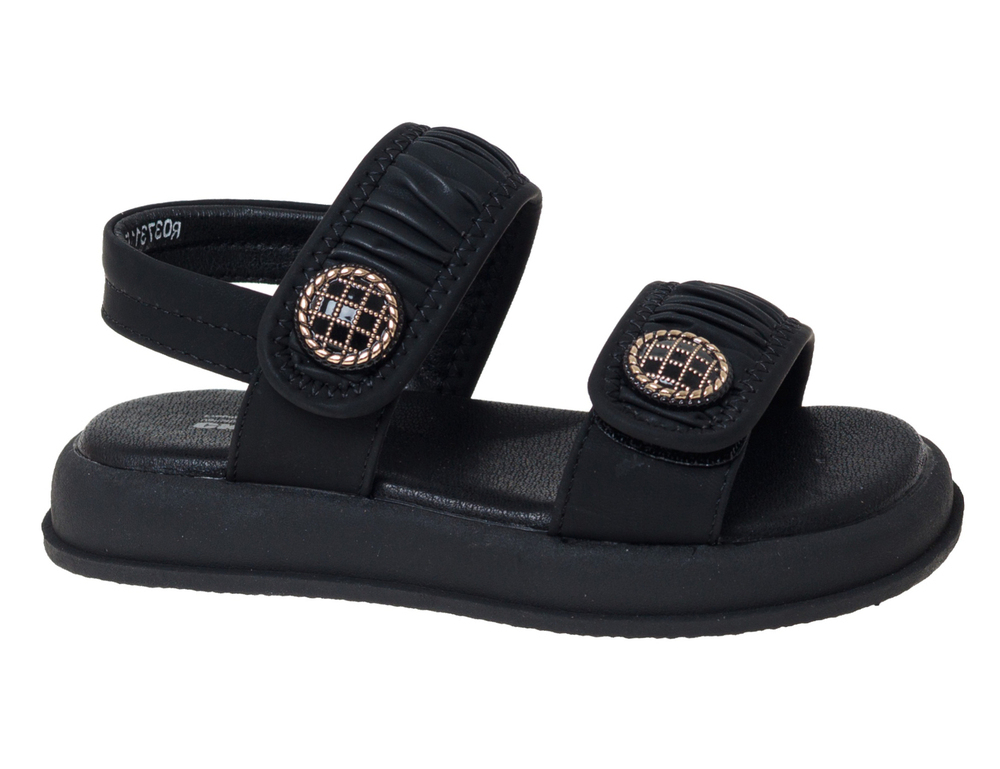 R037311471BK Чёр 27-1,28-2,29-2,30-2,31-2,32-1 Сказка Туфли Повсед Сандалии Иск.мат, Иск.кожа Лето жен