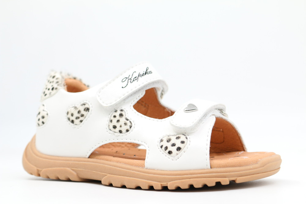 31861к-2 Белый-бежевый 23-1,24-1,25-1,26-1,27-1 Kapika Туфли Повсед Сандалеты Иск.мат, Кожподклад, ТЭП (термоэластопласт) Лето жен