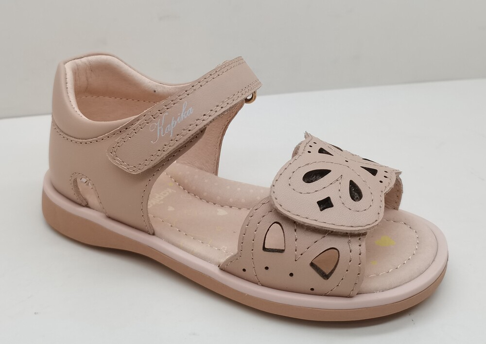 31875-2 Беж 23-1,24-1,25-1,26-1,27-1 Kapika Туфли Повсед Сандалеты Нат.кожа, Кожподклад, ТЭП (термоэластопласт) Лето жен