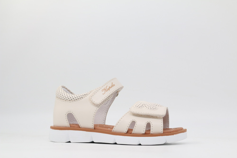 31963-2 св.бежевый 23-1,24-1,25-1,26-1,27-1 Kapika Туфли Повсед Сандалеты Нат.кожа, Кожподклад, ТЭП (термоэластопласт) Лето жен