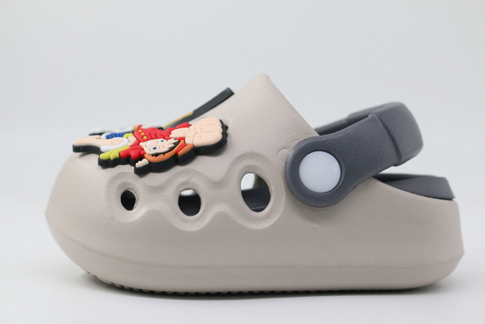 82264-1 светло-серый 23-2,24-2,26-2,27-2,29-2,30-2 Kapika Туфли Пляж Кроксы ЭВА, Без подклада, ЭВА Лето Муж