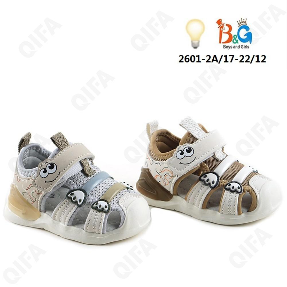 RC51_W2601-2A Микс 17-2,18-2,19-2,20-2,21-2,22-2 Boys and Girls П/ботинки Повсед Сандалеты Иск.мат, Текстиль, ЭВА (EVA-Этиленвинилацетат) Лето Муж