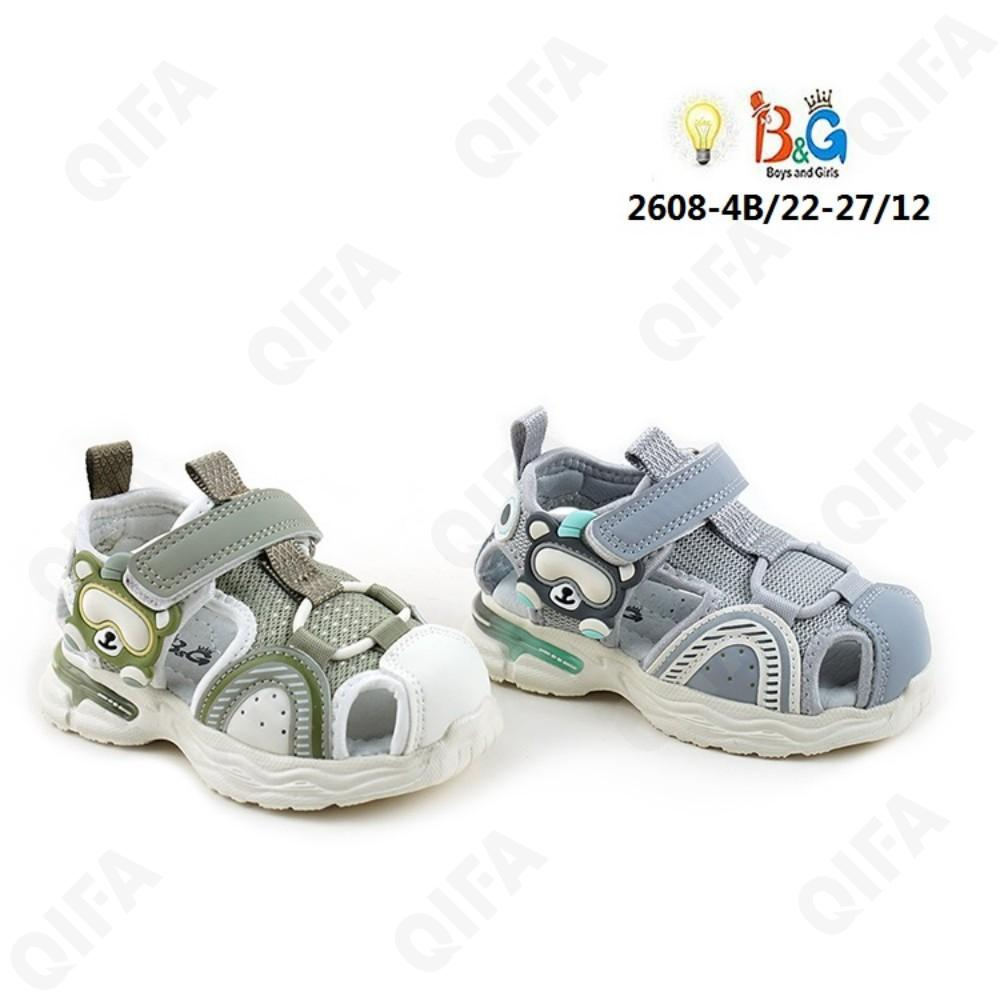 RC51_W2608-4B Микс 22-2,23-2,24-2,25-2,26-2,27-2 Boys and Girls П/ботинки Повсед Сандалеты Иск.мат, Текстиль, ЭВА (EVA-Этиленвинилацетат) Лето Муж