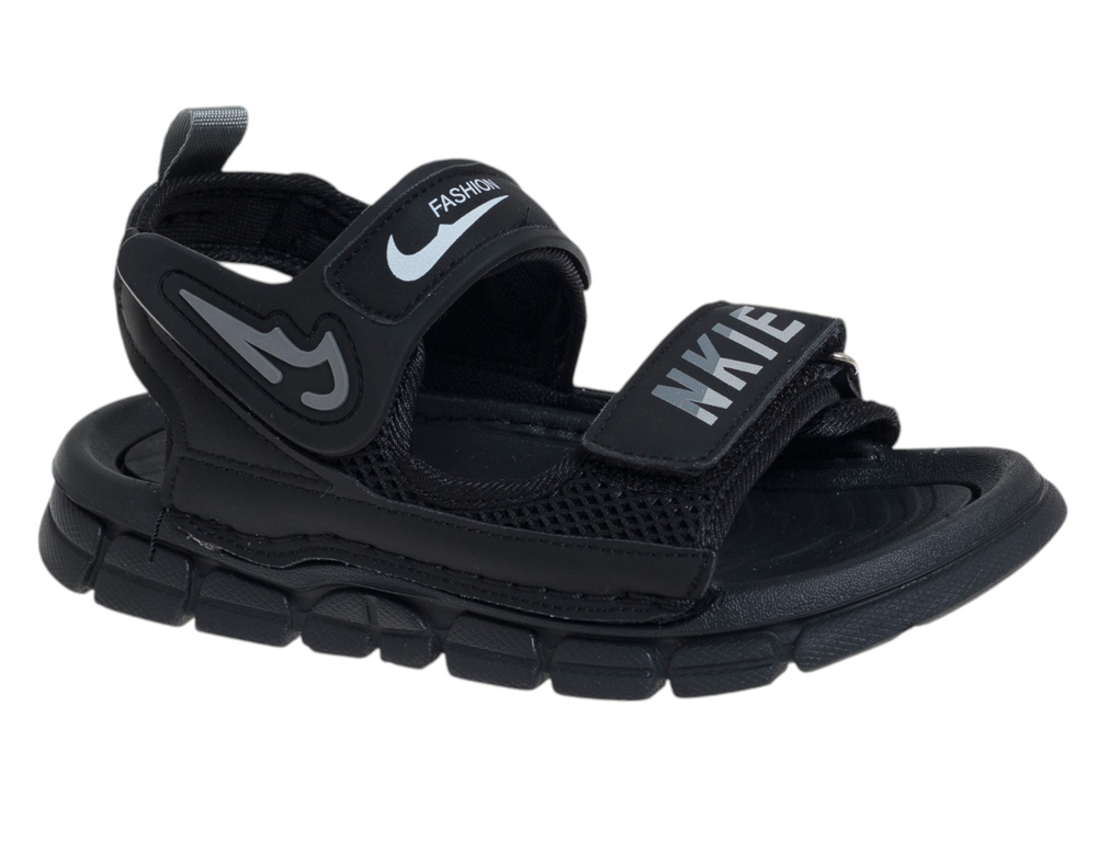 R703391551BK Чёр 32-1,33-2,34-1,35-1,36-2,37-1 Сказка Туфли Актив.отдых Сандалии Иск.мат, Кожподклад Лето Муж
