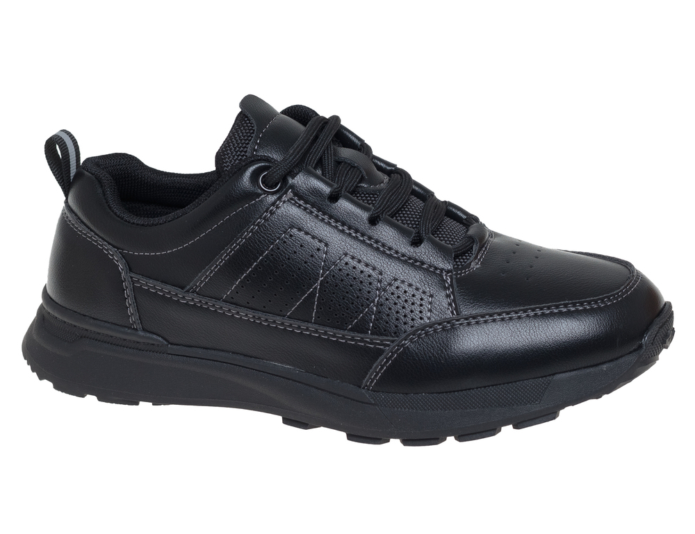 R093894557BK Чёр 34-1,35-2,36-2,37-2,37,5-1 Сказка П/ботинки Школа Оксфорд Иск.мат, Текстиль В/О Муж
